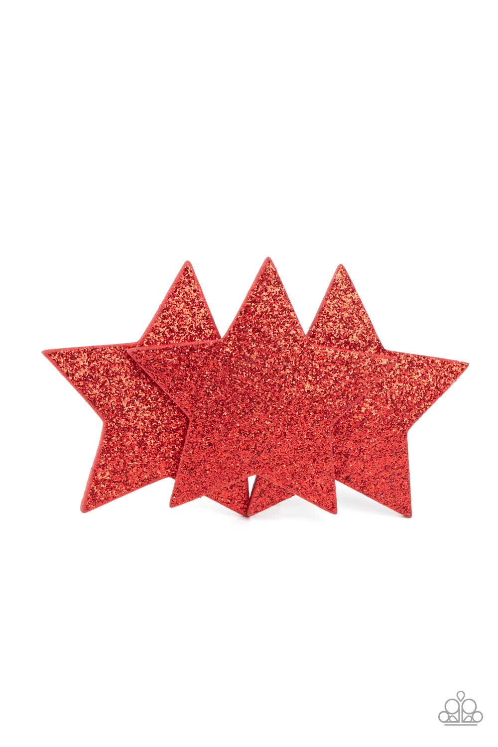 Happy Birthday, America - Red Paparazzi Hair Clip