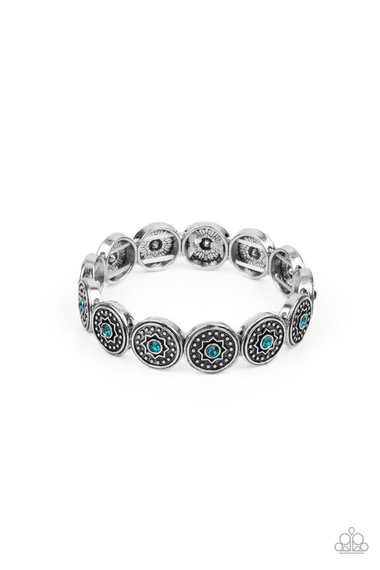 Colorfully Celestial - Blue Paparazzi Bracelet