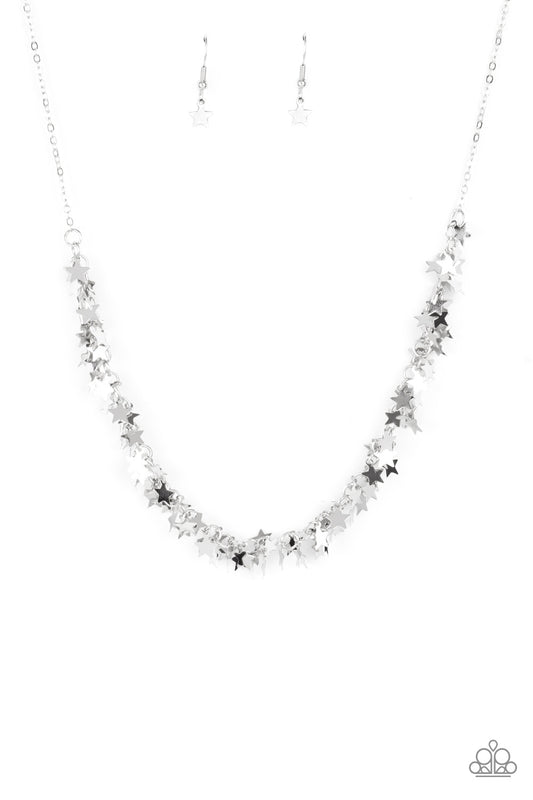 Starry Anthem - Silver Paparazzi Necklace