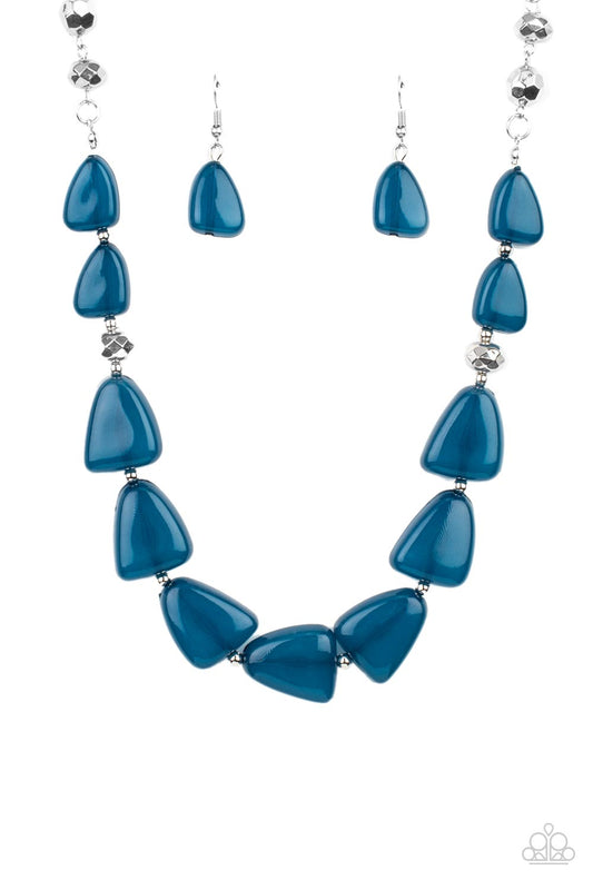 Tenaciously Tangy - Blue Paparazzi Necklace