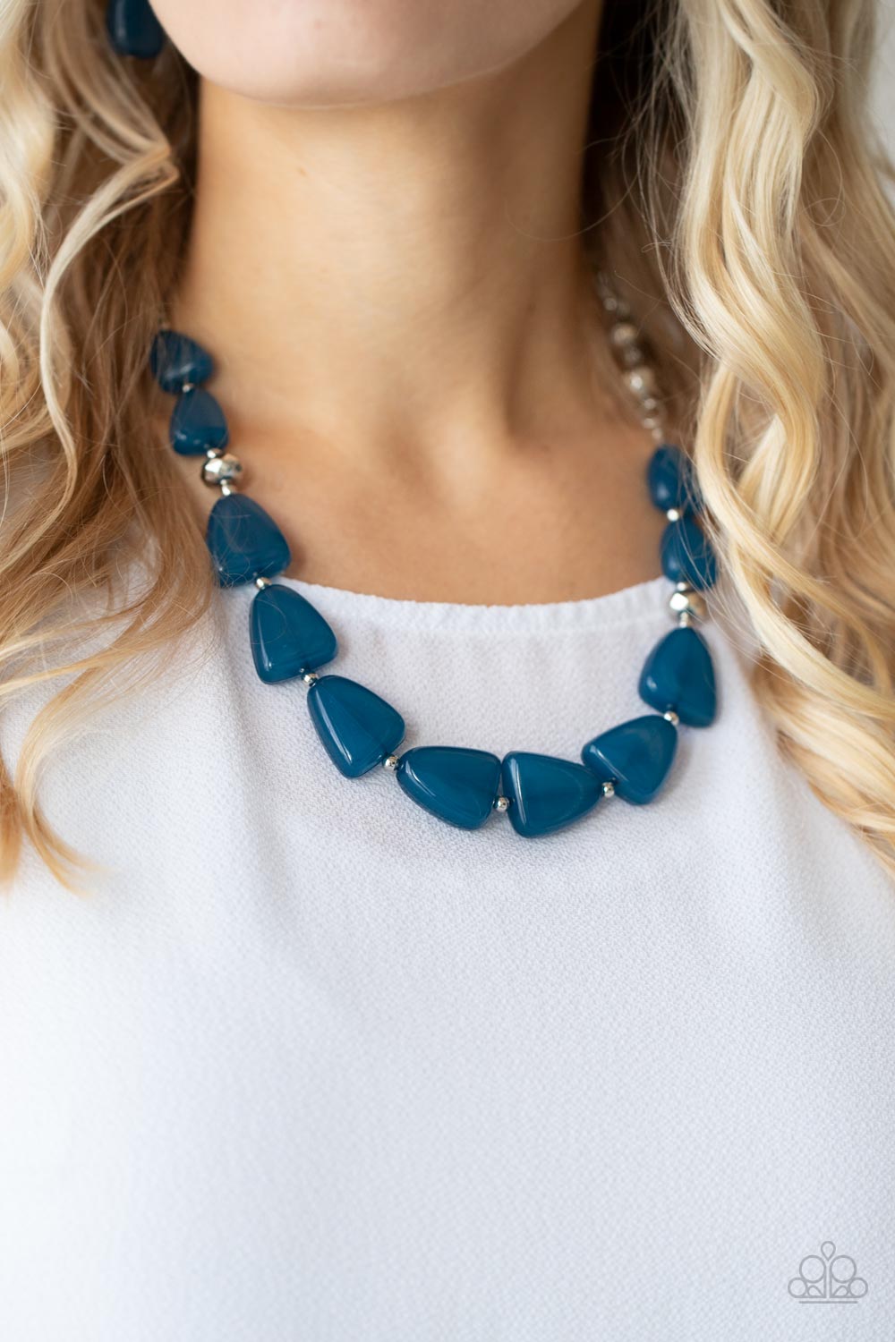 Tenaciously Tangy - Blue Paparazzi Necklace