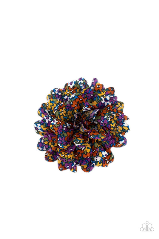 Positively Flower Patch - Multi Paparazzi Hair Bow