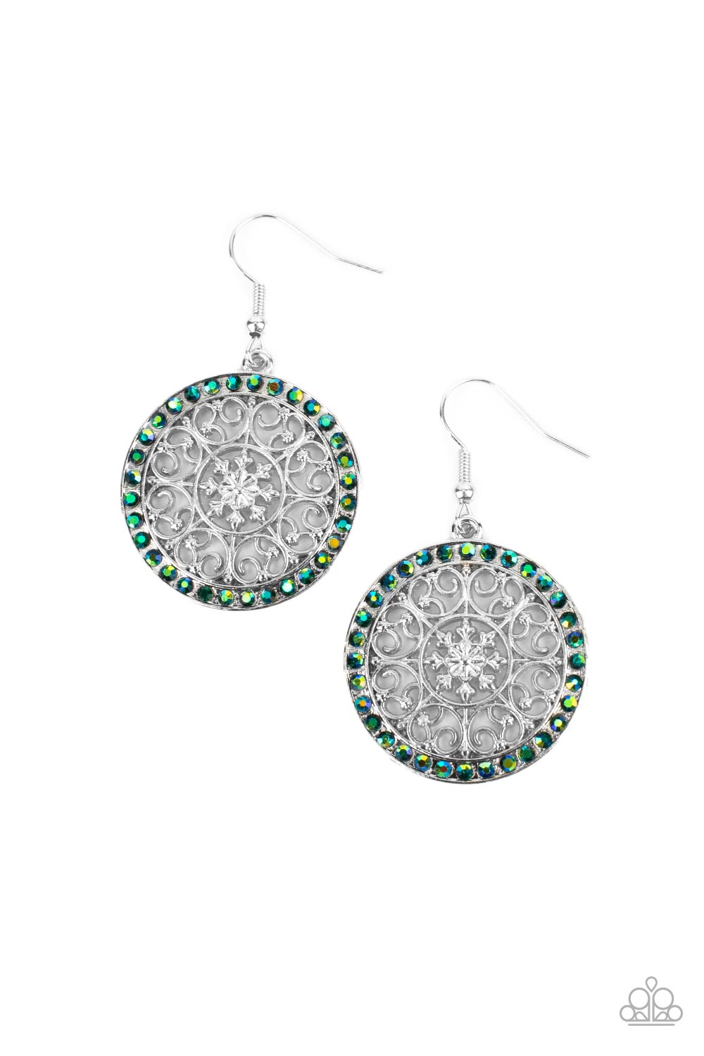 Bollywood Ballroom Green Paparazzi Earrings