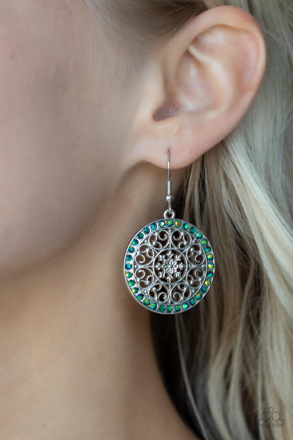 Bollywood Ballroom Green Paparazzi Earrings