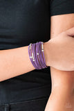 Back to Backpacker - Purple Paparazzi Bracelet