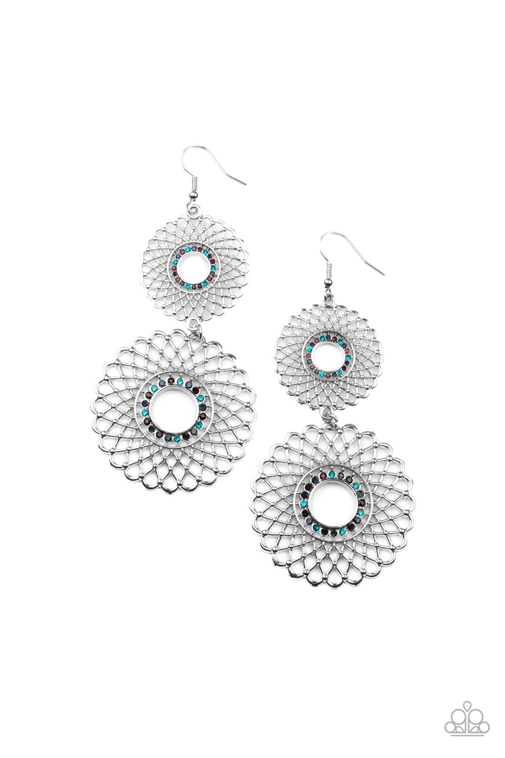 Regal Roulette - Mutli Paparazzi Earrings
