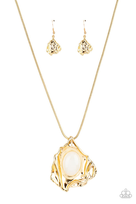 Amazon Amulet - Gold Paparazzi Necklace