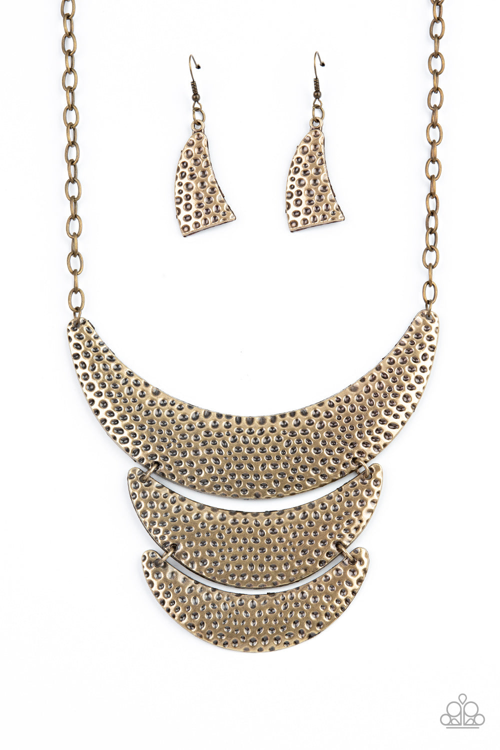 Moonwalk Magic - Brass Paparazzi Necklace