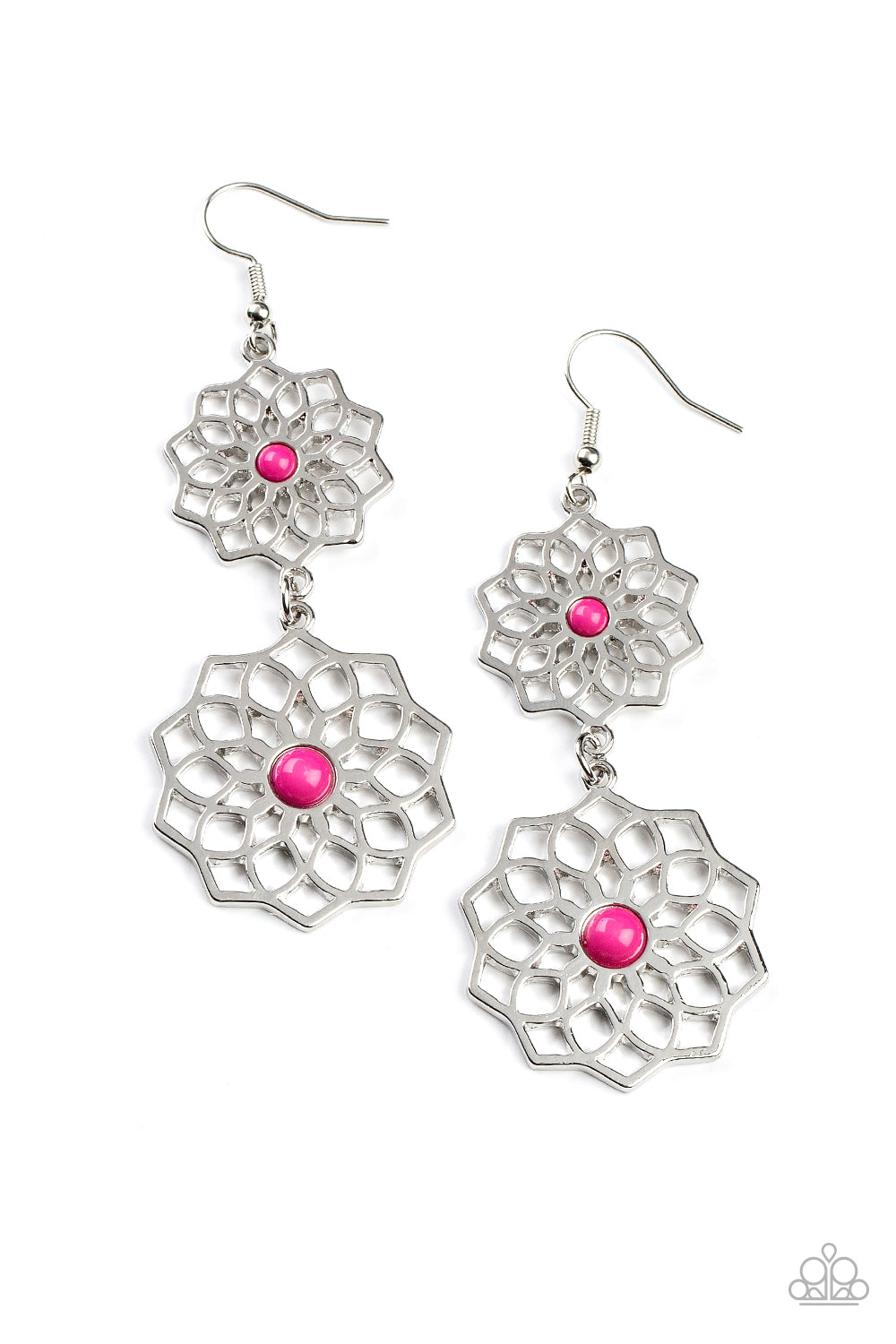 Posh Posy - Pink Paparazzi Earrings