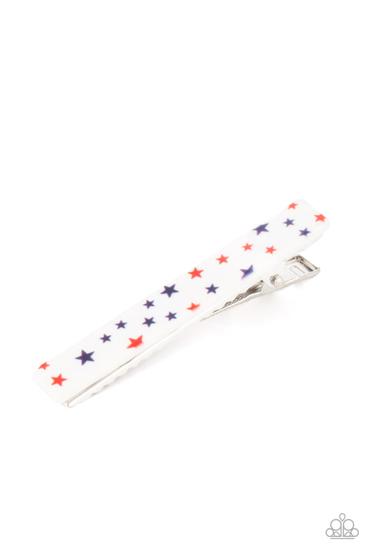 Prettiest Patriot - Multi Paparazzi Hair Clip