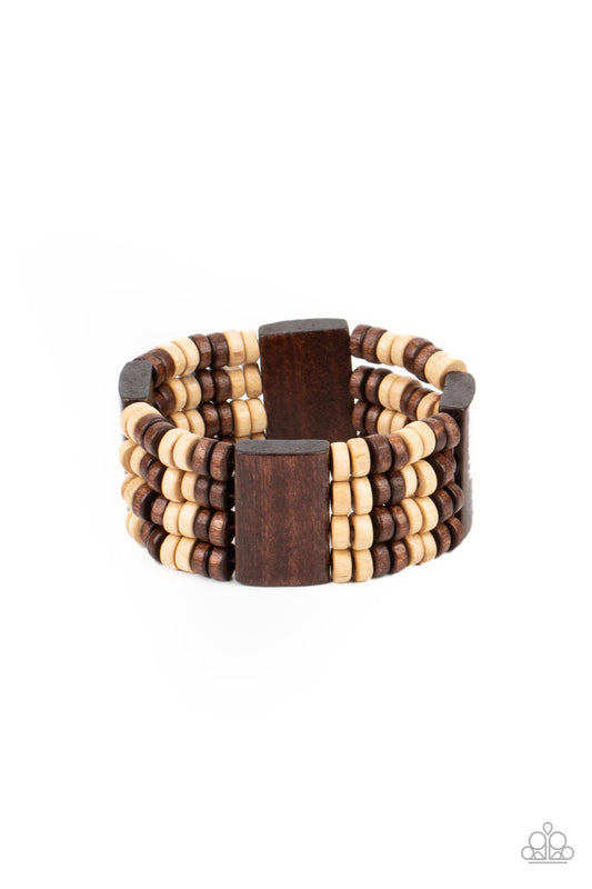 Aruba Attire - Brown Paparazzi Bracelet