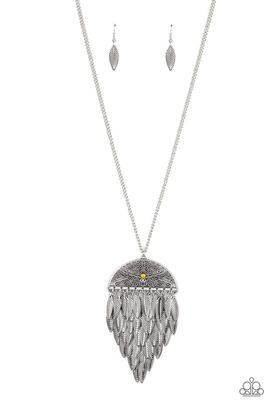 Canopy Cruise Yellow Paparazzi Necklace