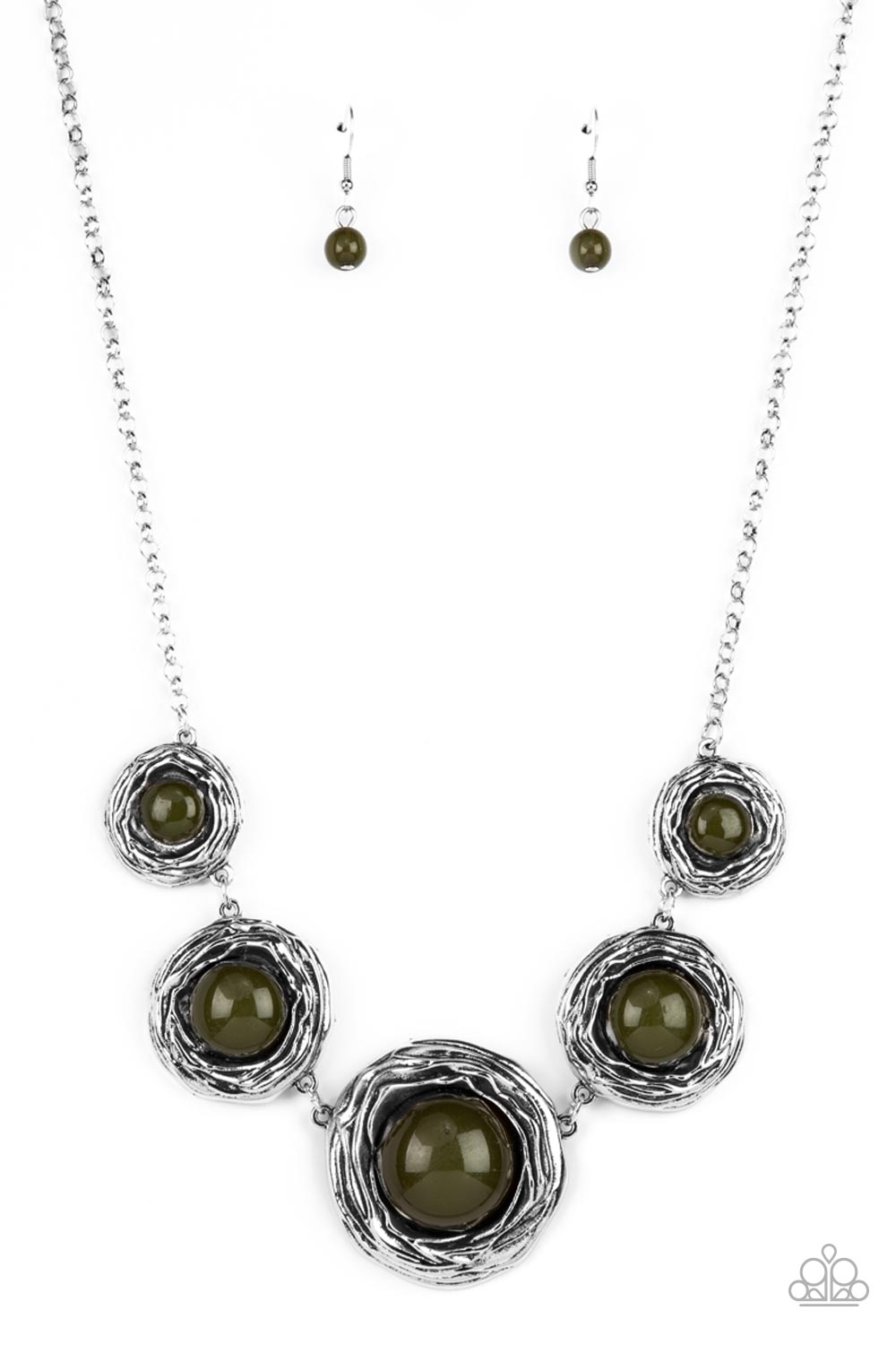 The Next NEST Thing - Green Paparazzi Necklace
