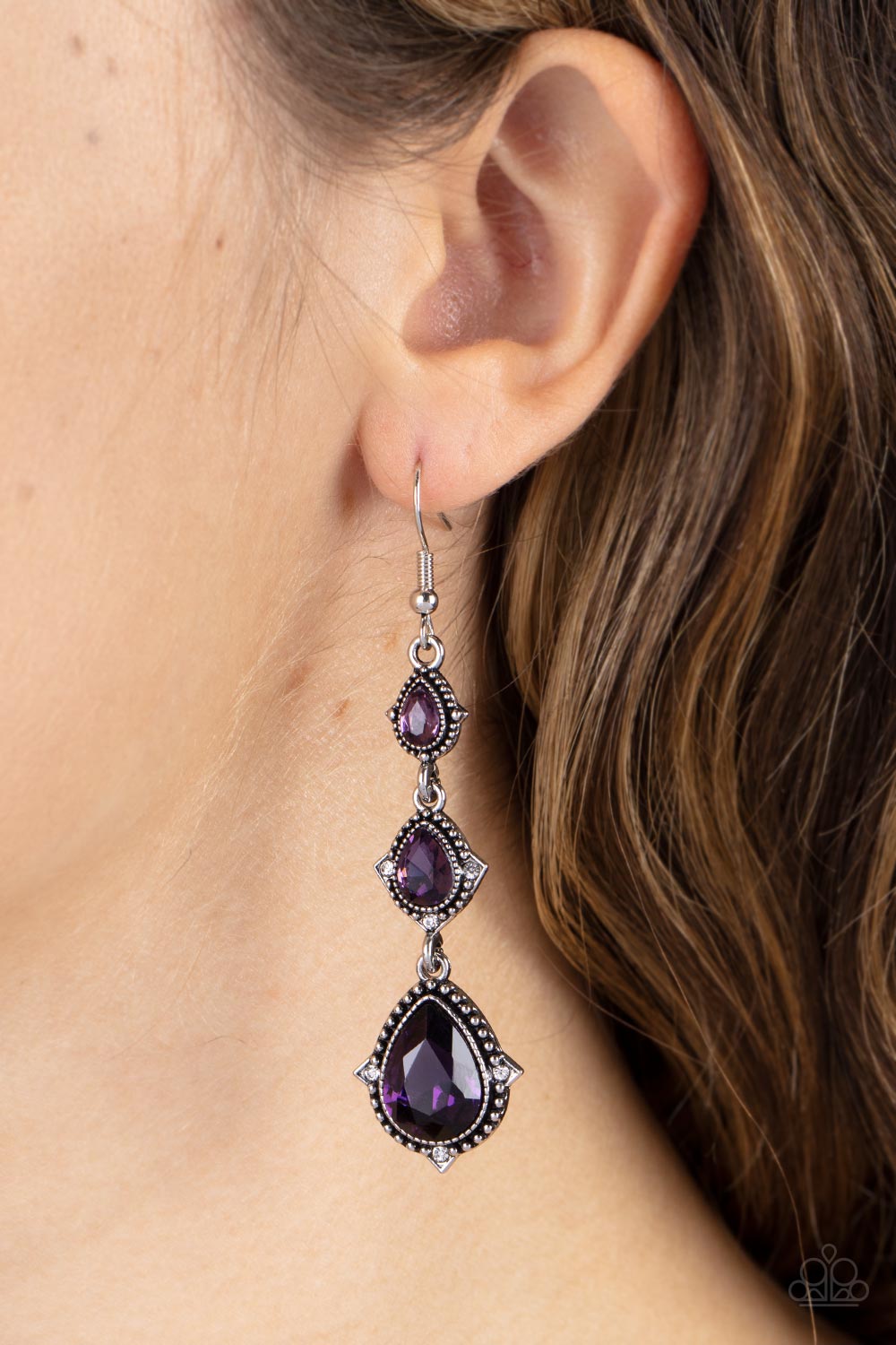 Prague Princess - Purple Paparazzi Earrings