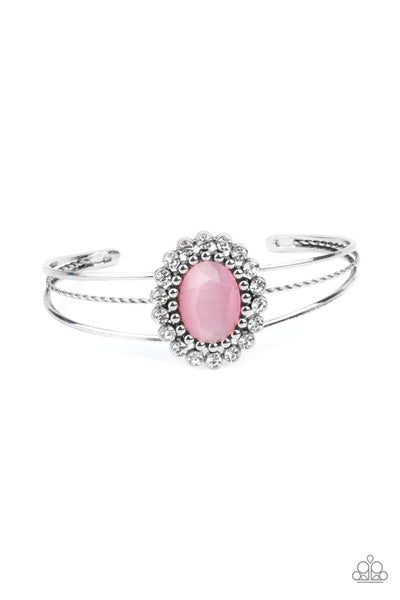 Prismatic Flower Patch - Pink Paparazzi Bracelet