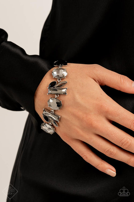 Marvelously Modish Silver Paparazzi Fashion Fix Exclusive Bracelet