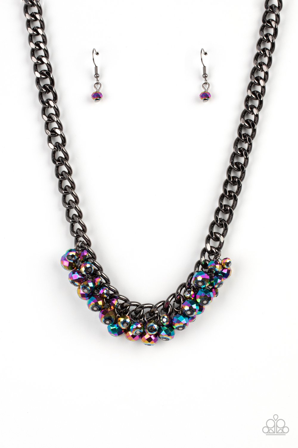 Galactic Knockout Multi Paparazzi Necklace