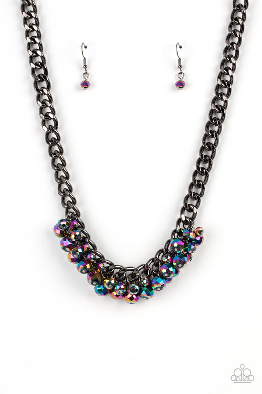 Galactic Knockout Multi Paparazzi Necklace