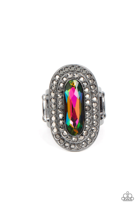 Fueled by Fashion - Multi Paparazzi Life of the Party Ring