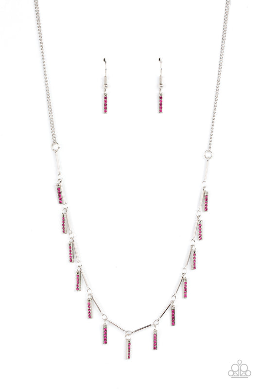 Metro Muse - Pink Paparazzi Necklace