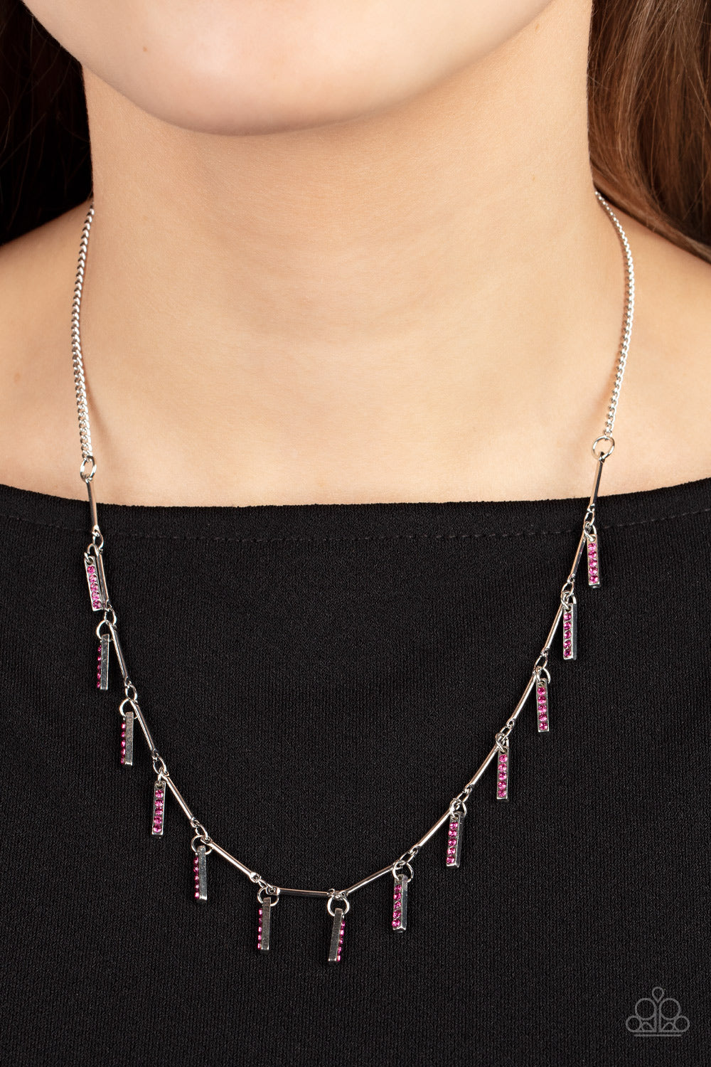 Metro Muse - Pink Paparazzi Necklace