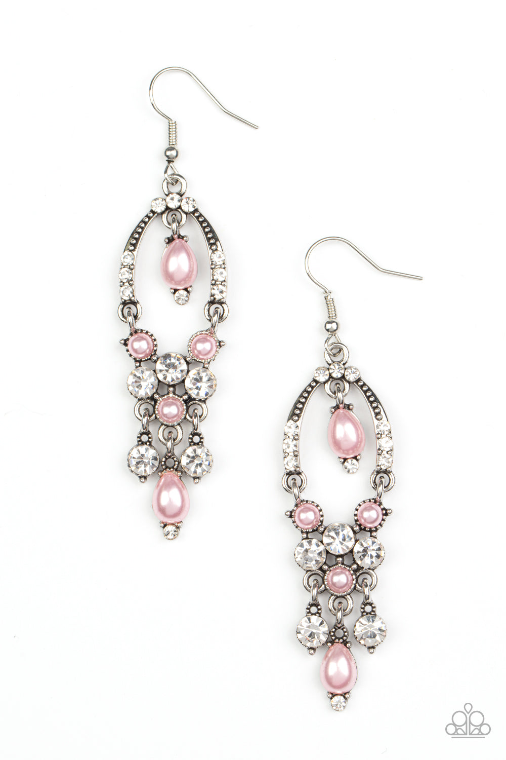 Back In The Spotlight - Pink Paparazzi Earrings