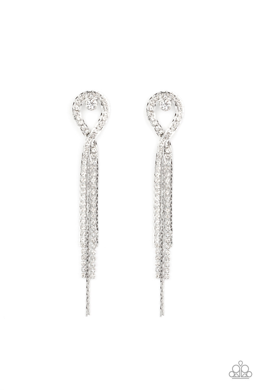 Luxury Lasso - White Paparazzi Earrings