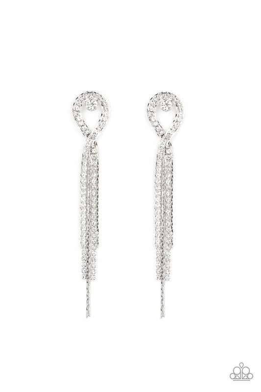 Luxury Lasso - White Paparazzi Earrings