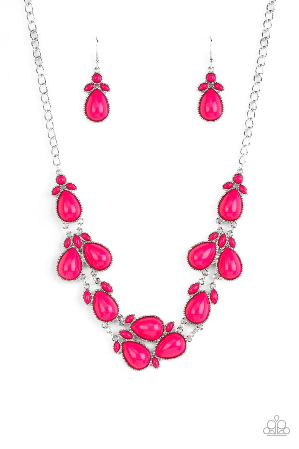 Botanical Banquet Pink Paparazzi Necklace