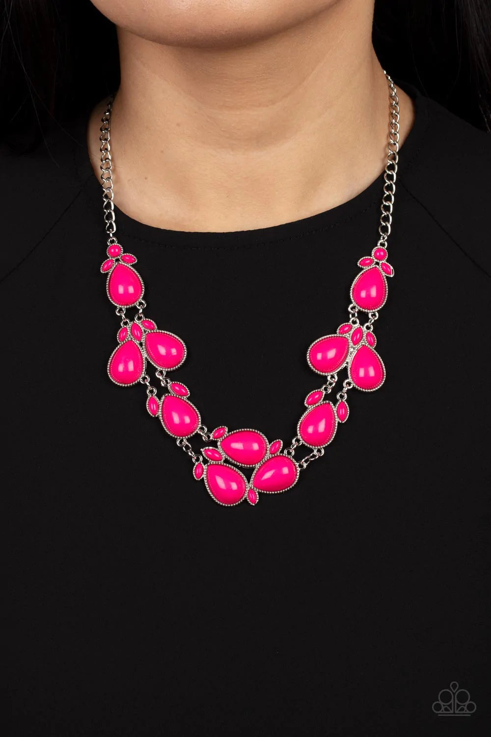 Botanical Banquet Pink Paparazzi Necklace