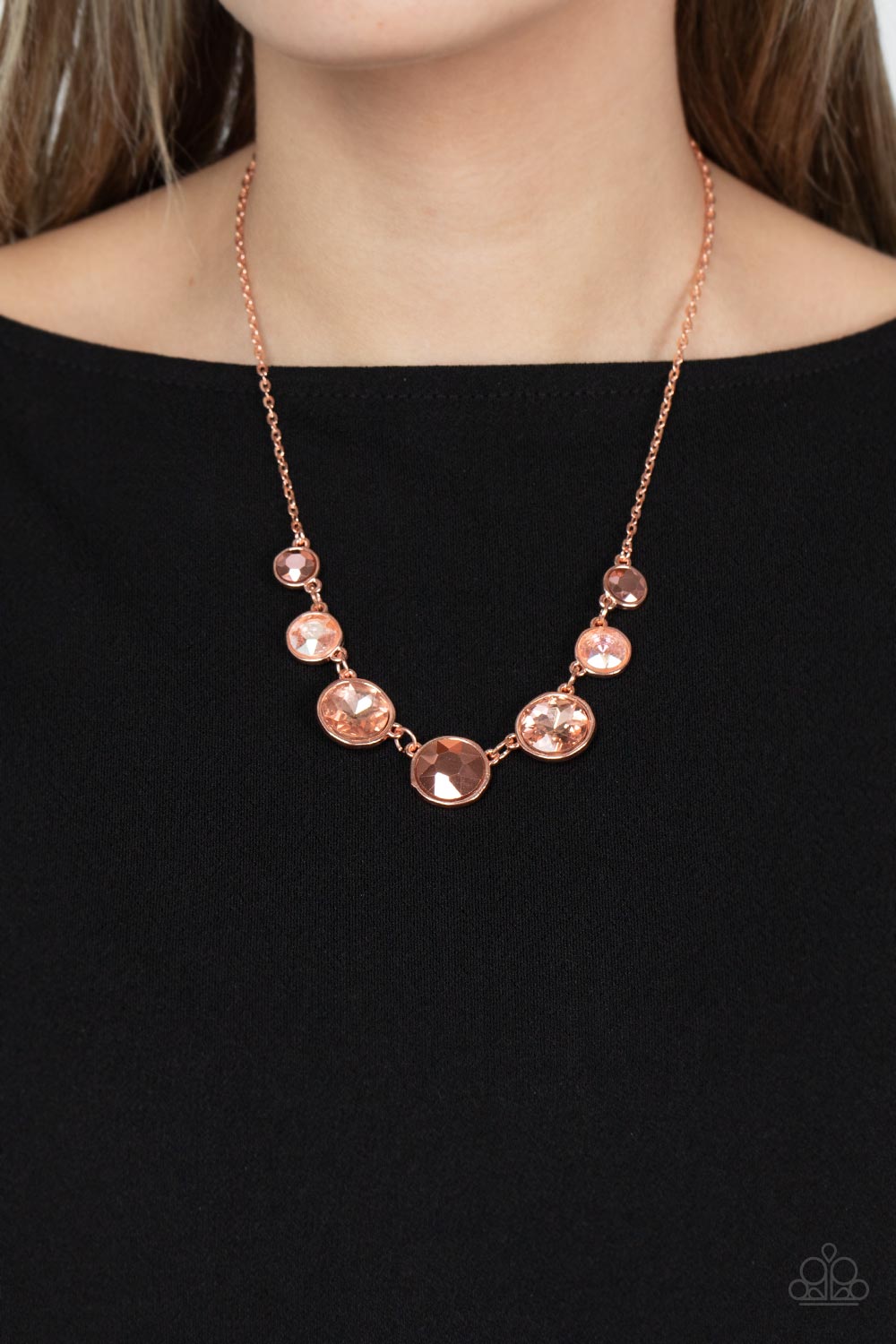 Pampered Powerhouse - Copper Paparazzi Necklace