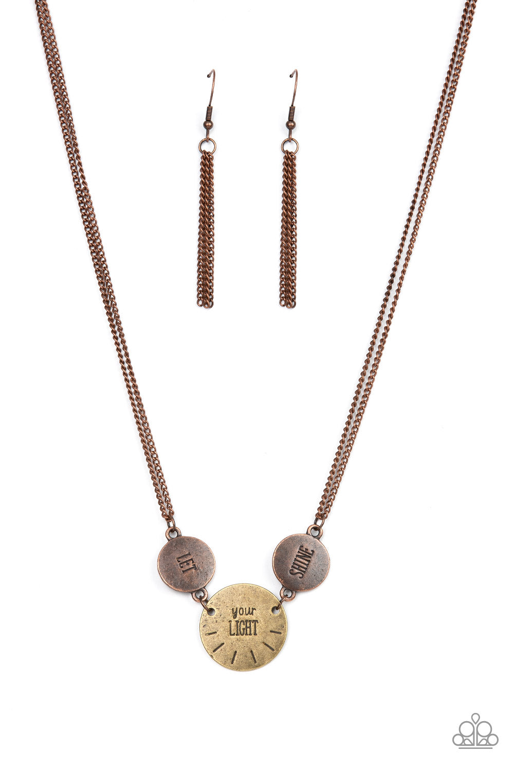 Shine Your Light - Copper Paparazzi Necklace