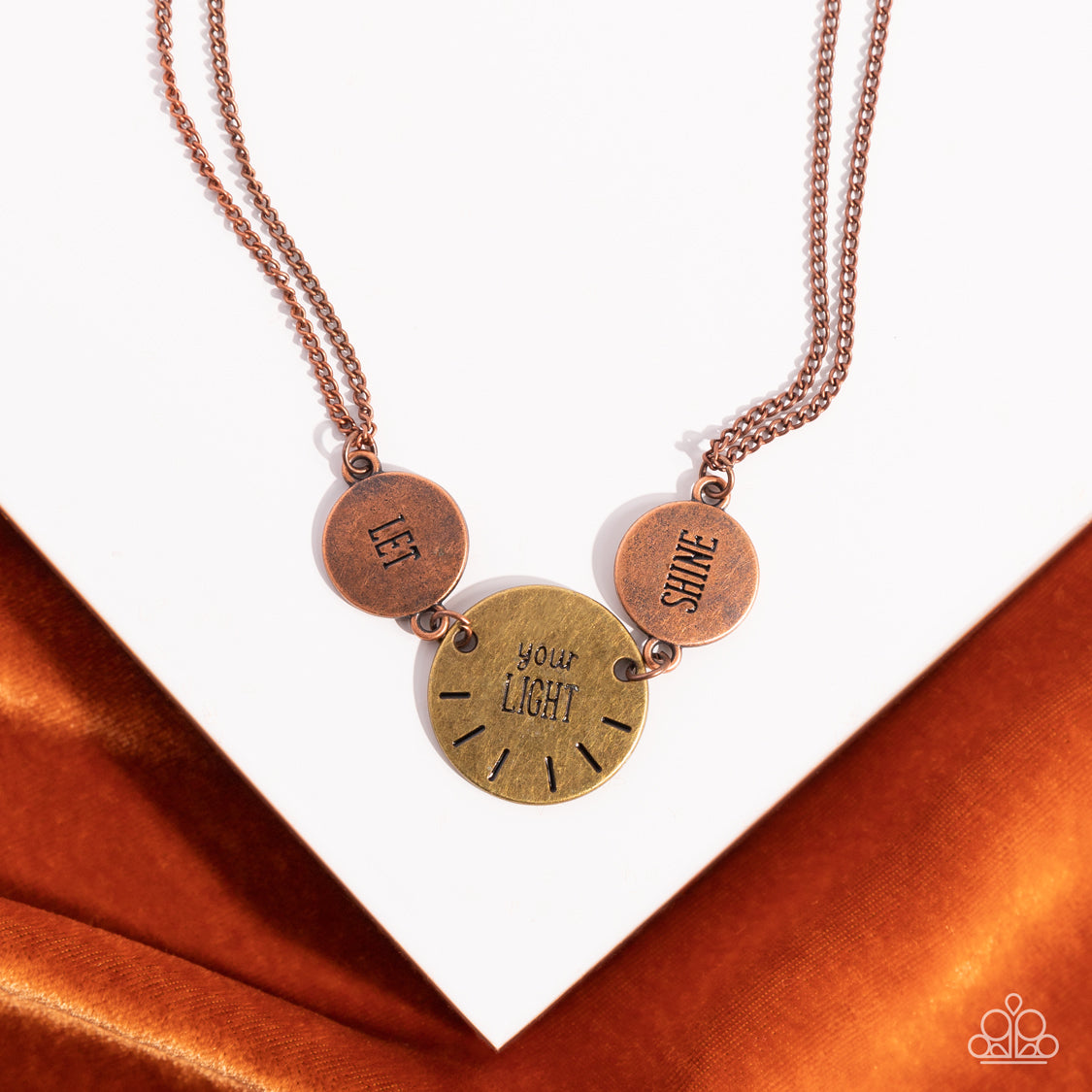 Shine Your Light - Copper Paparazzi Necklace