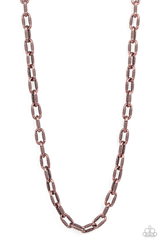 Rural Recruit - Copper Paparazzi Urban Necklace