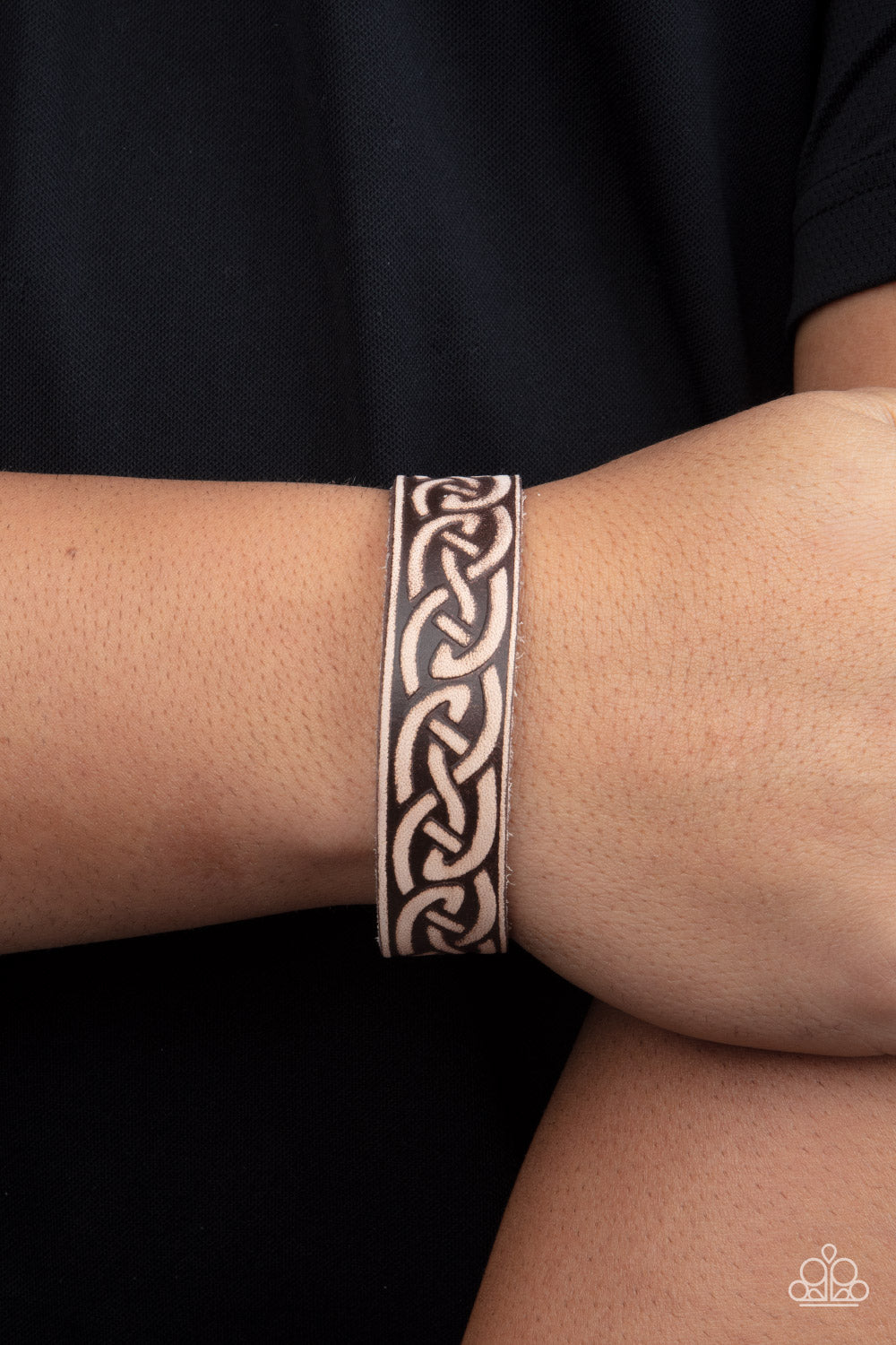 Rebel Runes - Brown Paparazzi Urban Bracelet