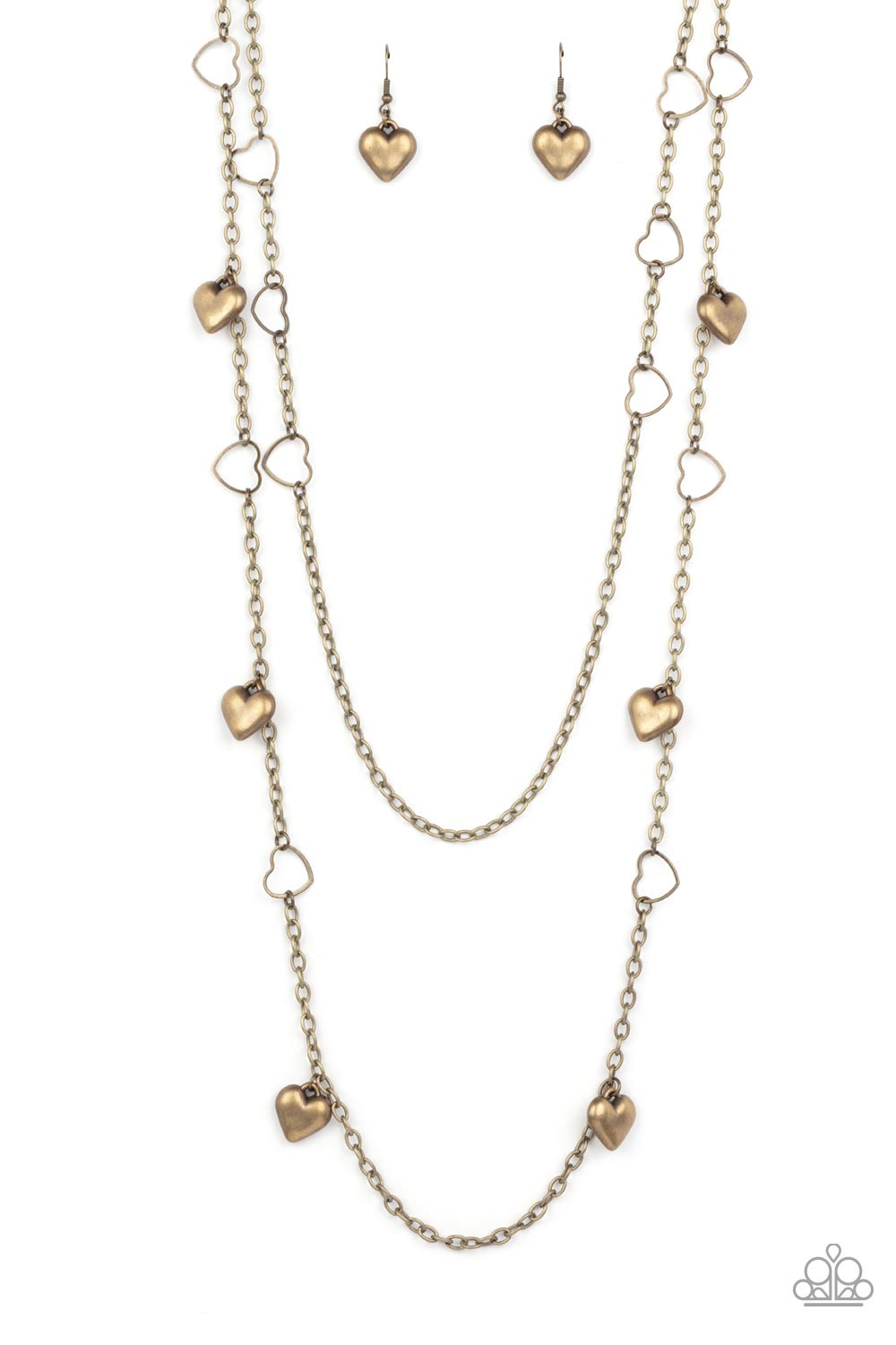 Chicly Cupid - Brass Paparazzi Necklace