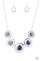 Elliptical Effervescence - Purple Paparazzi Necklace