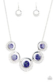 Elliptical Effervescence - Purple Paparazzi Necklace