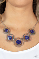 Elliptical Effervescence - Purple Paparazzi Necklace