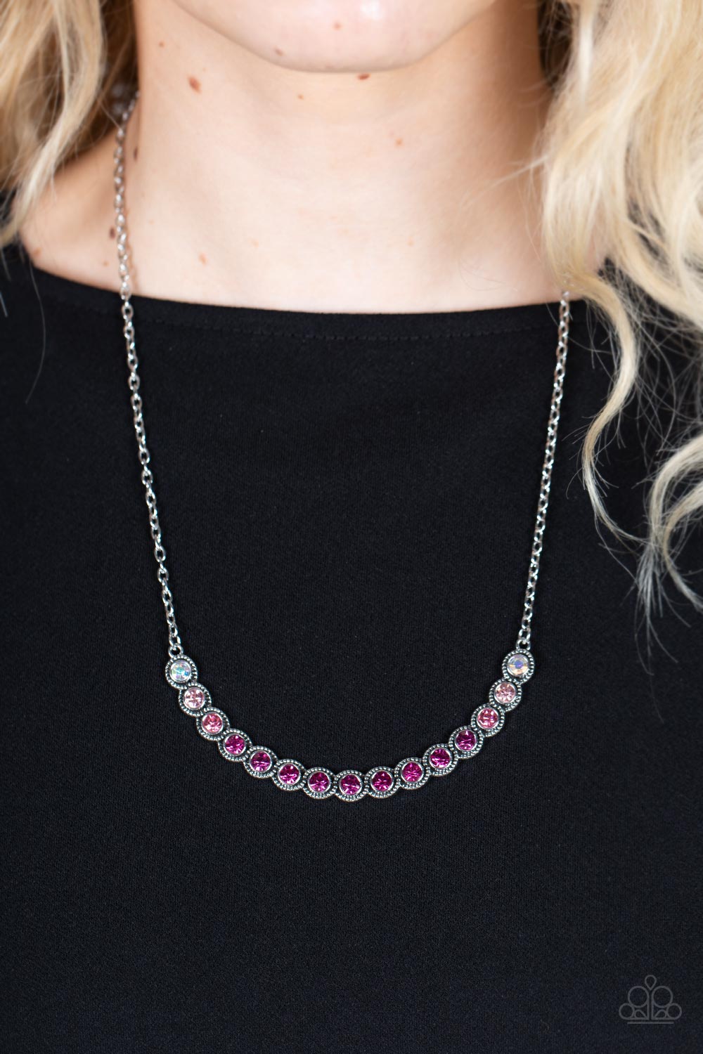 Throwing SHADES Pink Paparazzi Necklace