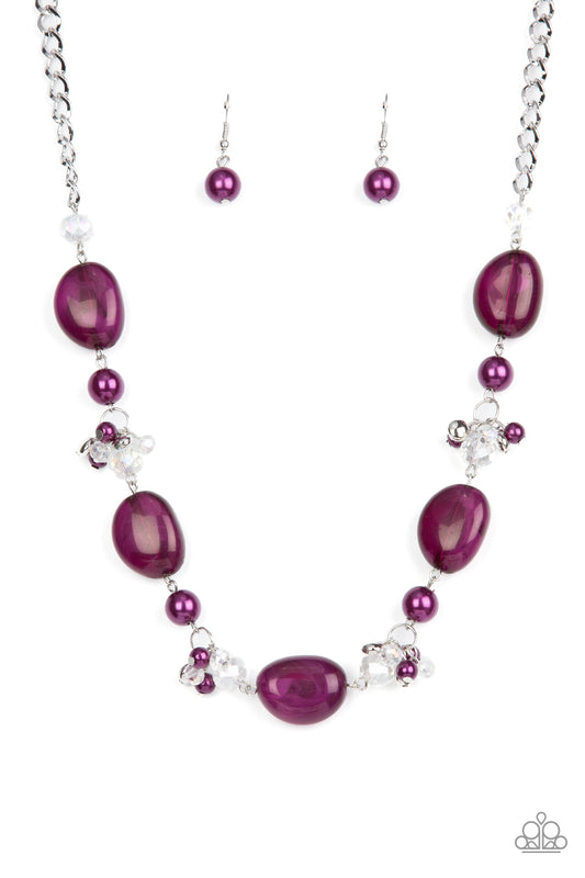 The Top TENACIOUS - Purple Paparazzi Necklace