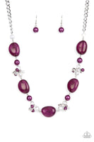 The Top TENACIOUS - Purple Paparazzi Necklace