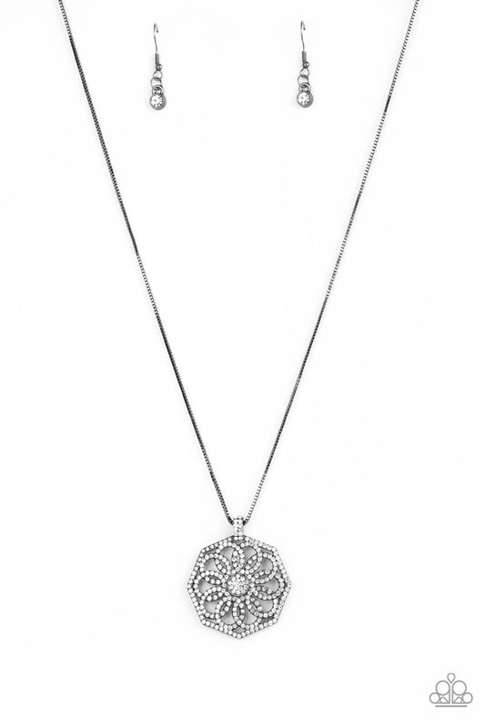 Botanical Bling - Black Paparazzi Necklace