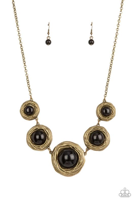 The Next NEST Thing - Brass Paparazzi Necklace