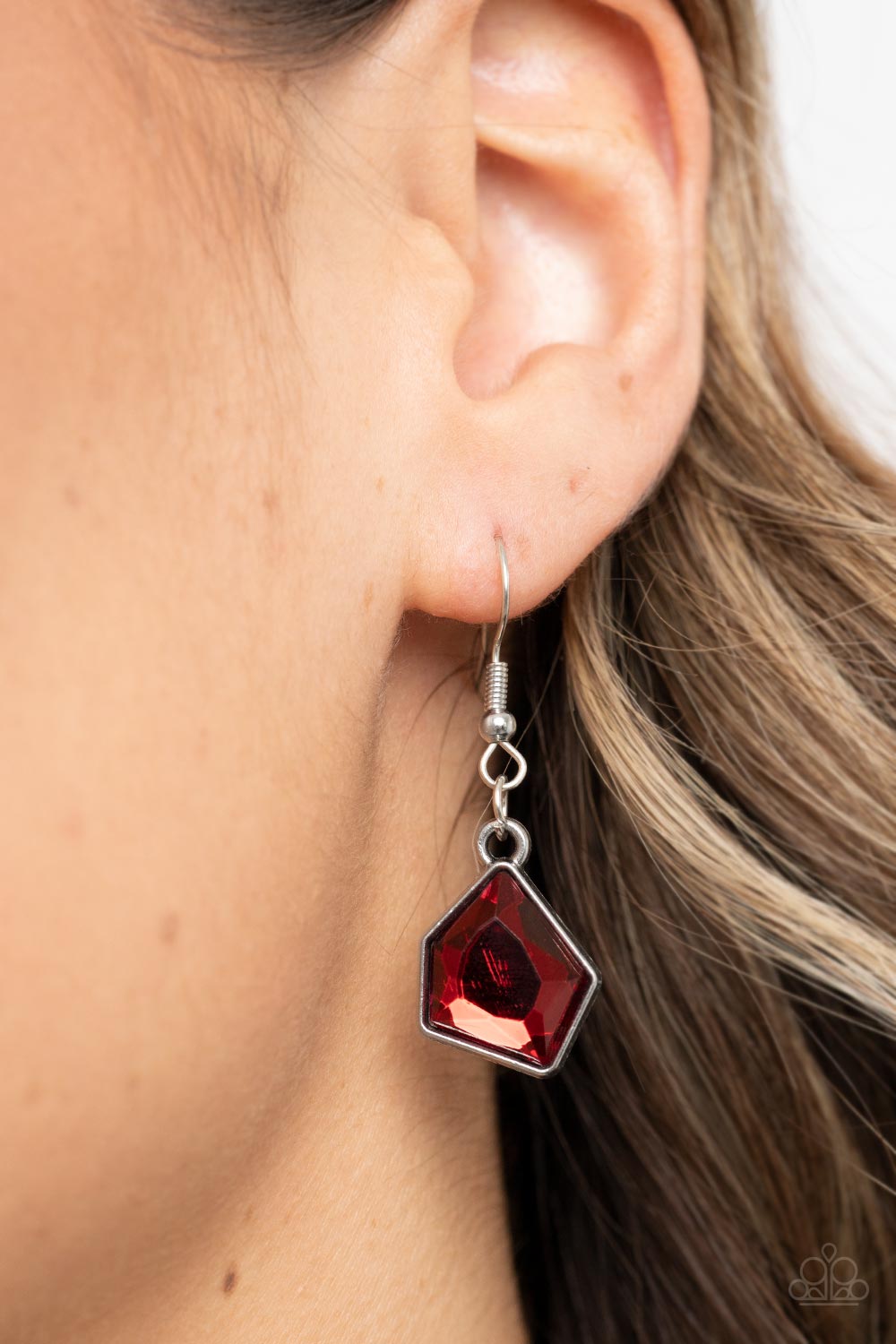 Experimental Edge - Red Paparazzi Necklace