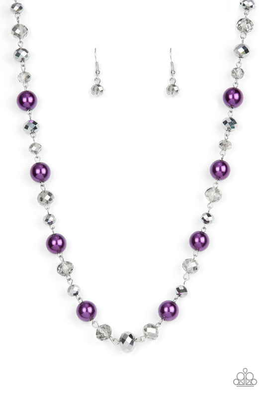 Decked Out Dazzle - Purple Paparazzi Necklace