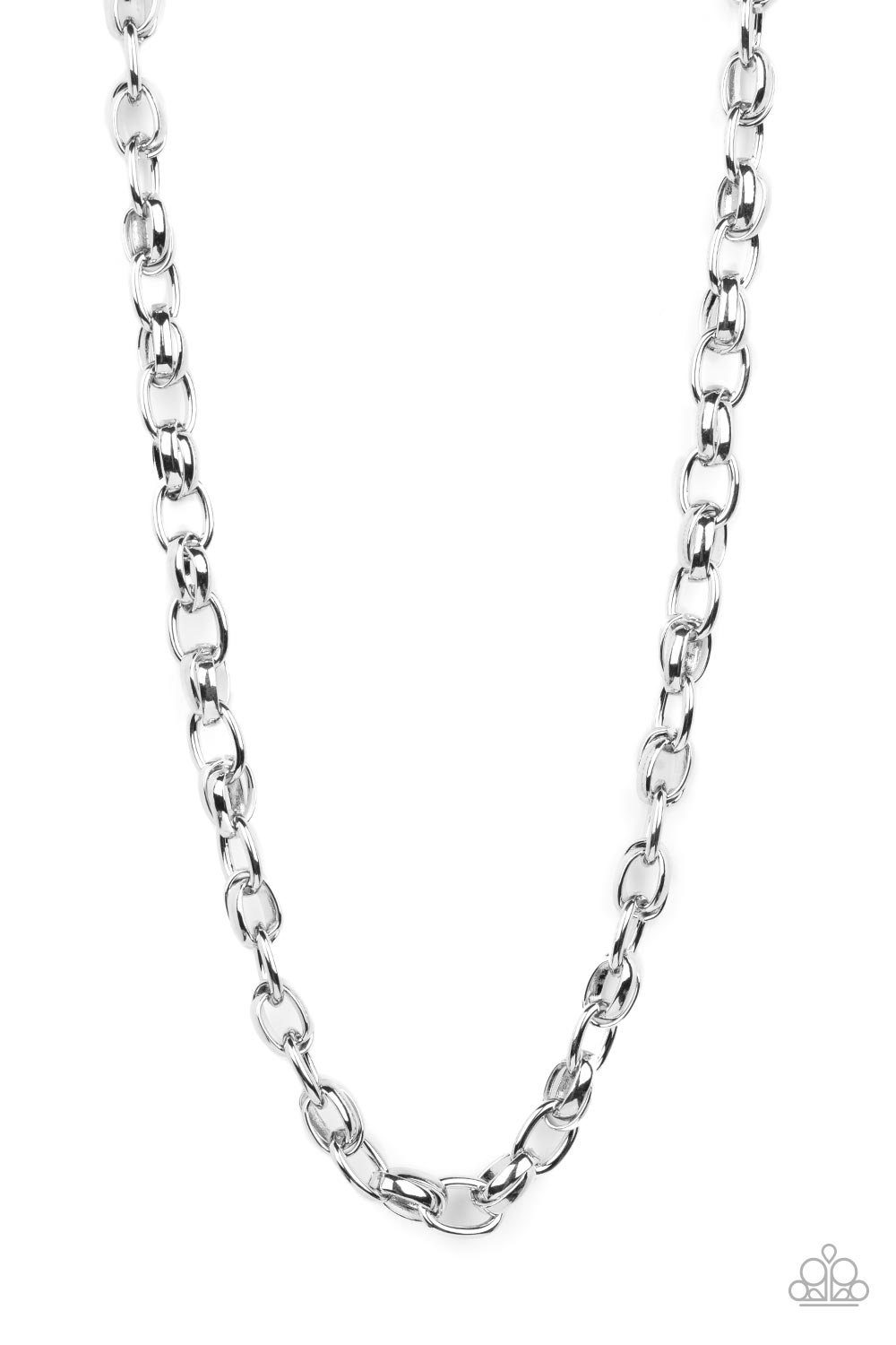 Rookie of the Year - Silver Paparazzi Urban Necklace