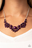 Secret GARDENISTA - Purple Paparazzi Necklace