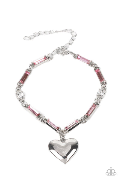 Sweetheart Secrets - Pink Paparazzi Bracelet