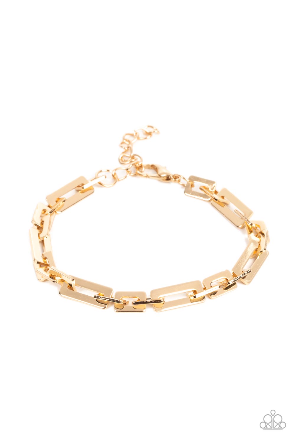 Stratosphere Gear - Gold Paparazzi Urban Bracelet